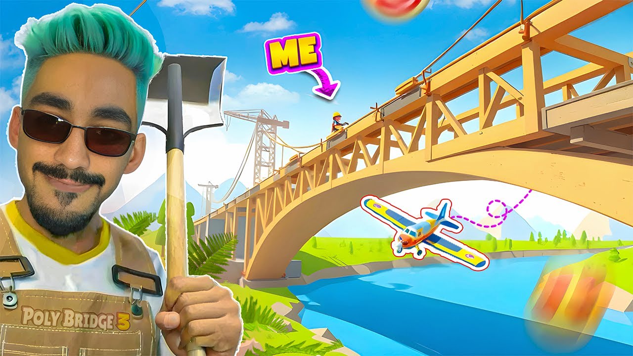 CONSTRUCTING BRIDGES OVER WATER 🤩 POLY BRIDGE 3