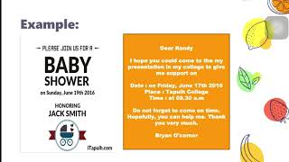 Invitation & Greeting Card Bahasa Inggris Kelas 8