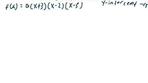 6.9 Modeling with Polynomial Functions