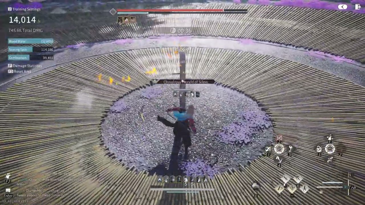 Strategic sword rota 14k DPS, 1min30s dummy test ( Inner way 5455 )