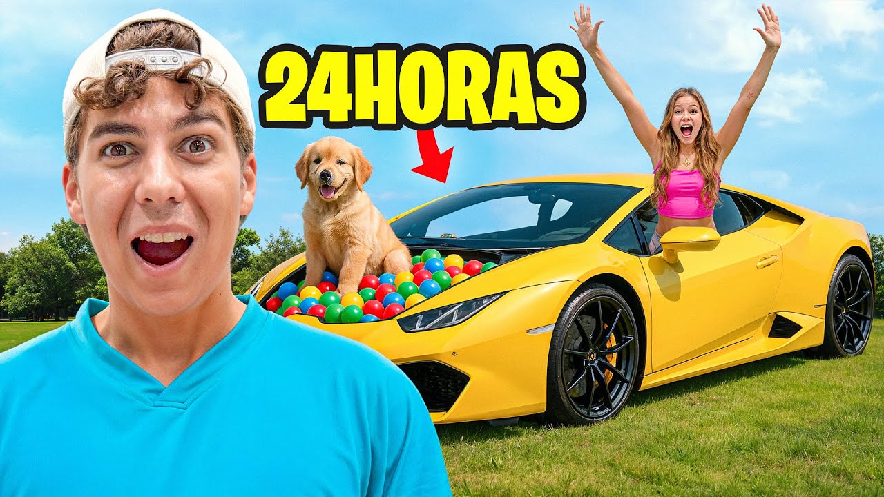 24 HORAS EN EL AUTO !