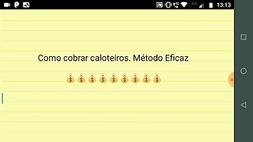 Como fazer um caloteiro me pagar?