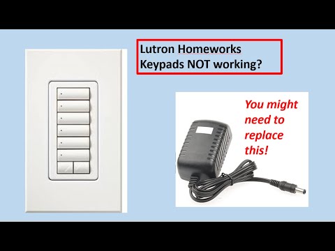 Lutron Homeworks remote Keypads not working