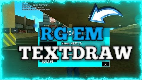 [FS] SISTEMA DE RG EM TEXTDRAW SAMP ANDROID/PC