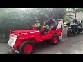 Konvoi Rombongan Tukul di Bandar Lampung