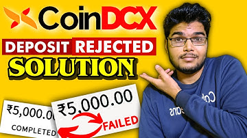 CoinDCX deposit problem Solution | CoinDCX Deposit Rejected SOLUTION |