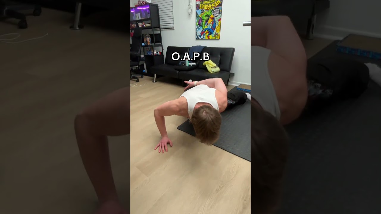 One Arm Pushup Blinker! 