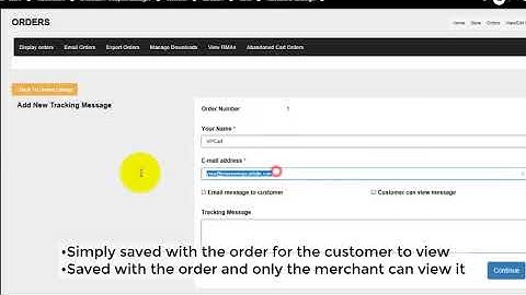 How to Setup Order Tracking in VPCart 9