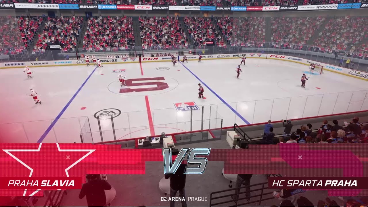 NHL 22-Derby Slavia-Sparta  celý zápas (PS4 verze)