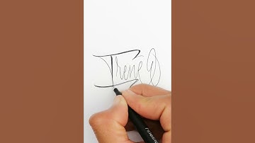 Lettering, escribiendo IRENE, #shorts
