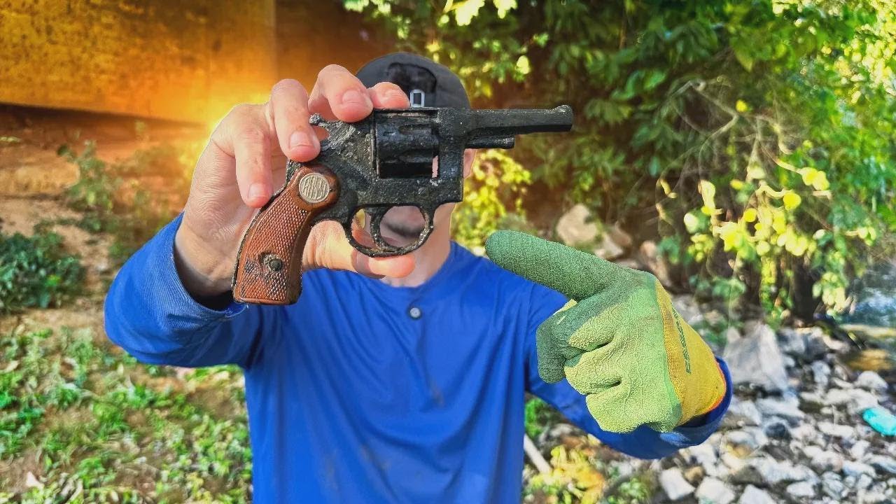 I Found a .22 Caliber Revolver Under This Bridge!