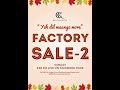 FACTORY SALE 2🥳💃🏻LIVE NO. 22-05-2022-1st PART