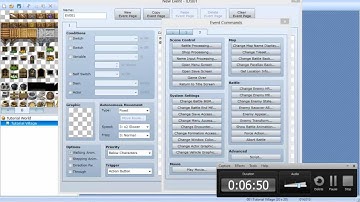 RPG Maker VX Ace Video Tutorial EP4: Event Overview PT 3