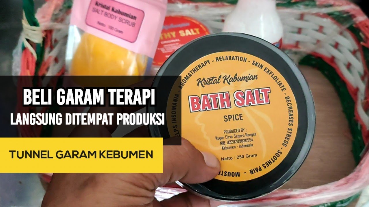 Beli Garam Terapi di Tunnel Garam Desa Tlogopragoto | Kampung Garam Kebumen