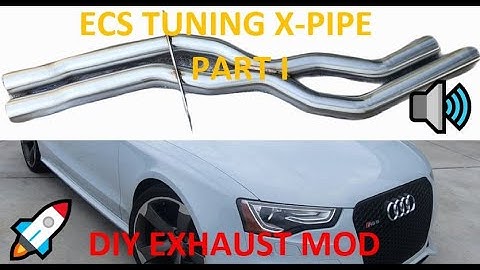 PART I: HOW TO -  ECS TUNING  X-PIPE RS5 Exhaust Mod