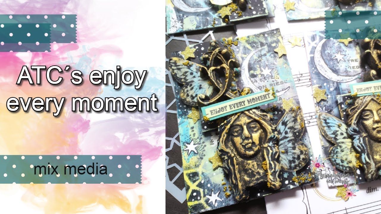 ⭐ATC´s Disfruta cada momento/Enjoy every moment.
