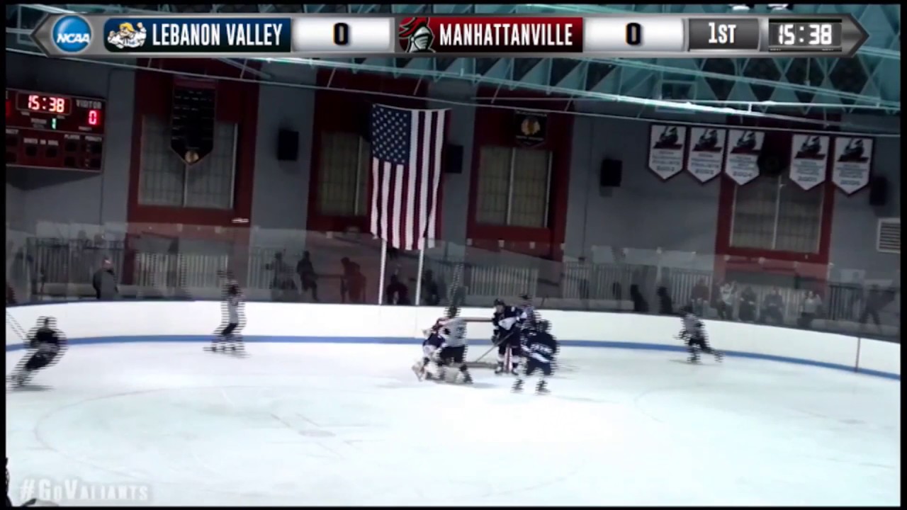 Manhattanville College Men's Hockey vs. Lebanon Valley College YouTube
