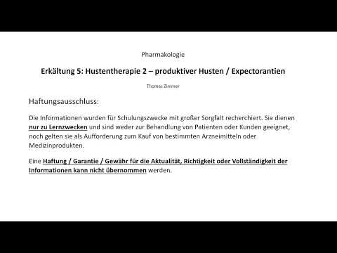 Video: Ist Expektorieren ein Verb?