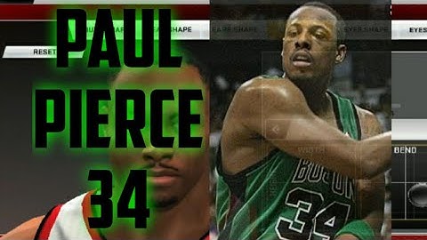 Paul Pierce no headband nba2k20 face creation for android