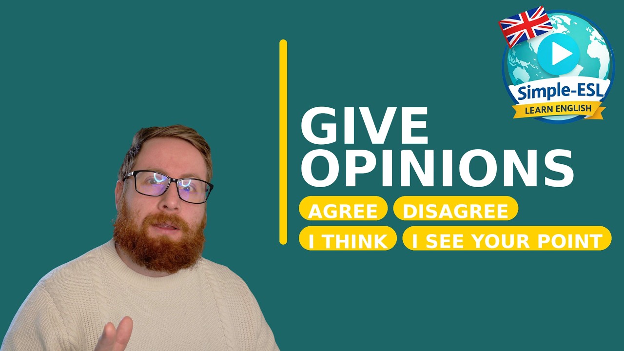 Как выразить своё мнение на английском языке 🎙️ Я думаю…, Я согласен, Я не уверен…