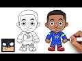 How to Draw Kylian Mbappe | World Cup 2026