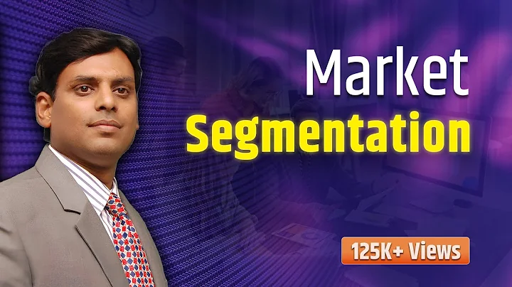 12. Market Segmentation - Marketing Lecture by Dr Vijay Prakash Anand
