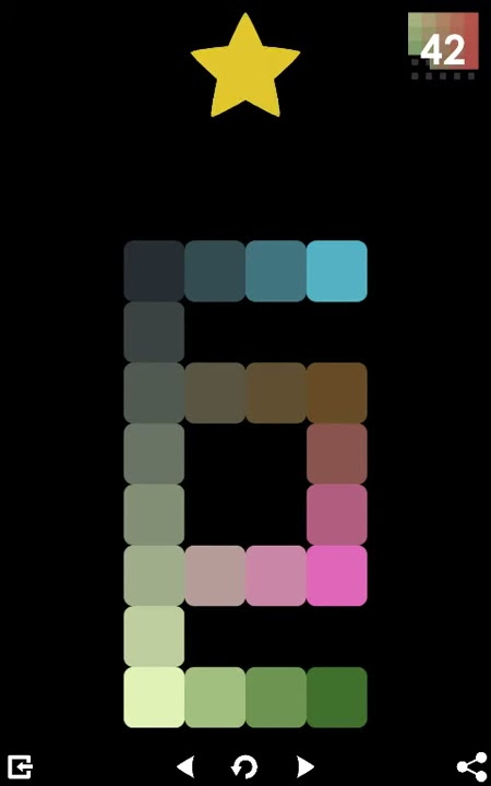 Blendoku 2 Medium 2:140 Solution