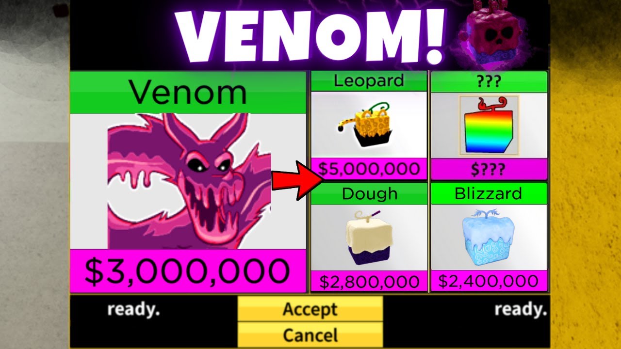 Blox Fruits: Venom Value  What People Trade For Venom