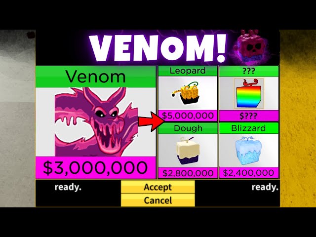 What are people trading for Venom? Blox Fruits Update 19 