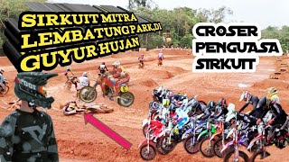 Ketangkasan Para Croser Di Sirkuit Air Upas Meski Di Guyur Hujan#ketangkasan#croser