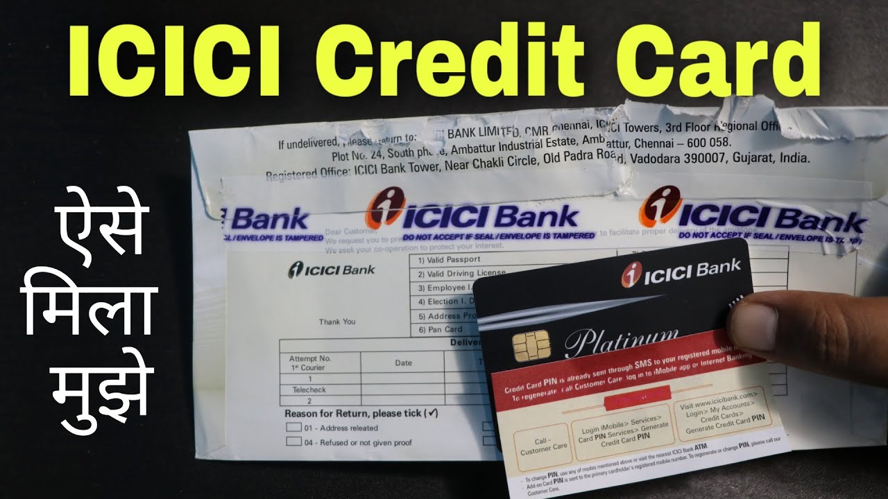 ICICI Bank Platinum Credit Card Unboxing ¦ ICICI Bank FD Against Credit