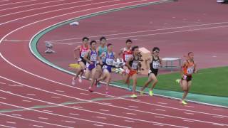20170731 山形インターハイ 男子800m 準決勝1組