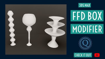 how to use ffd in 3ds max|| 3ds max 2022