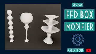 how to use ffd in 3ds max|| 3ds max 2022
