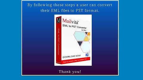 Convert your Windows Live Mail EML files to PST format on Mac/Windows