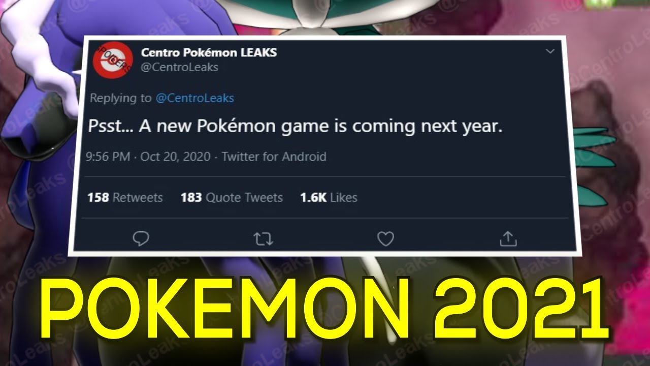 NEW Pokemon 2021 Info TEASED By Crown Tundra Leak Source!