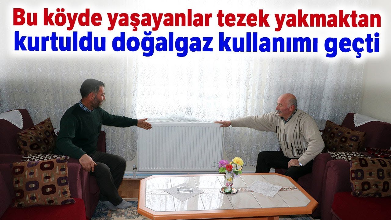 Tezekten Doğalgaza Geçtiler