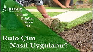 Rulo Çim Nasıl Uygulanır? Teknik Bilgiler Serisi #1