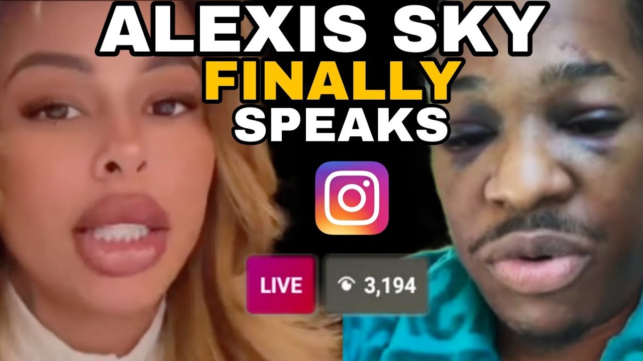 ALEXIS SKY RESPONDS TO ALLEGATIONS OF JUMPING HER EX BESTFRIEND ANTHONY GASKINS - YouTube