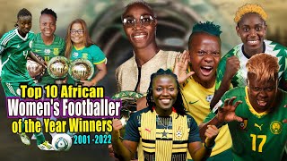 Top 10 African Women's Footballer of the Year Winners