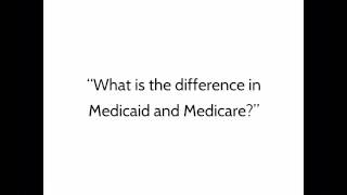 What is the difference in Alabama Medicaid and Medicare?