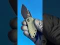 EDC Flipper Knife: KANSEPT RIO Green Micarta Handle M390 Blade#edc