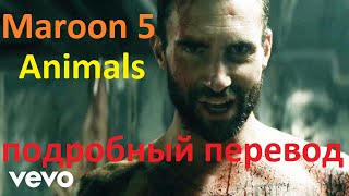 Maroon 5 - Animals - о чём песня - перевод с английского на русский