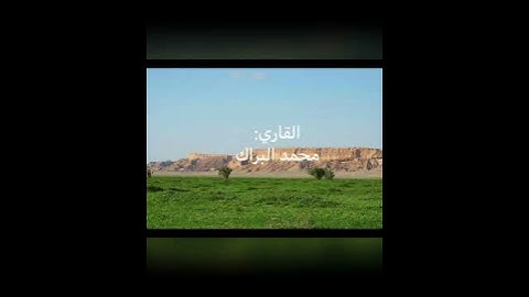 تلاوة جميلة للقارئ الصغير: محمد البراك. سورة الزلزلة.