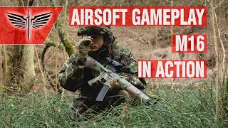 Gameplay. Марксман в страйкболе. M16 DMR In Action