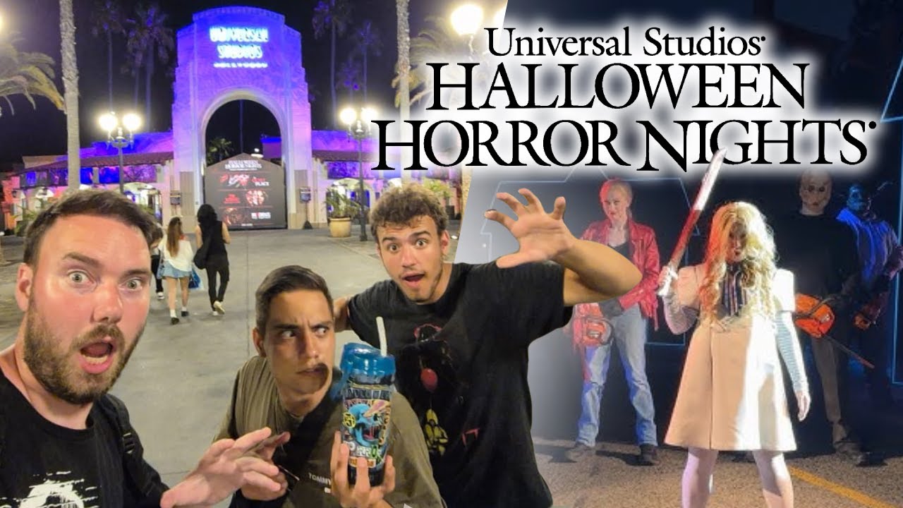 HALLOWEEN HORROR NIGHT UNIVERSAL HOLLYWOOD VLOG - AMERIKA BETER DAN EUROPA?!