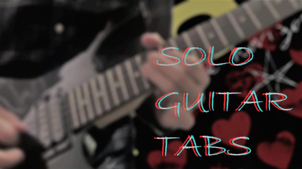 BMTH Sugar Honey Ice & Tea SOLO GuitarTab (onscreen & description