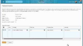 Changing Your Payment Elections in Workday