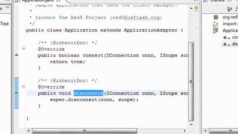 Red5 Server Development Setup