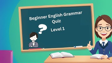 Beginner English Grammar Quiz: Multiple-Choice Questions for Level 1 #english #englishgrammar